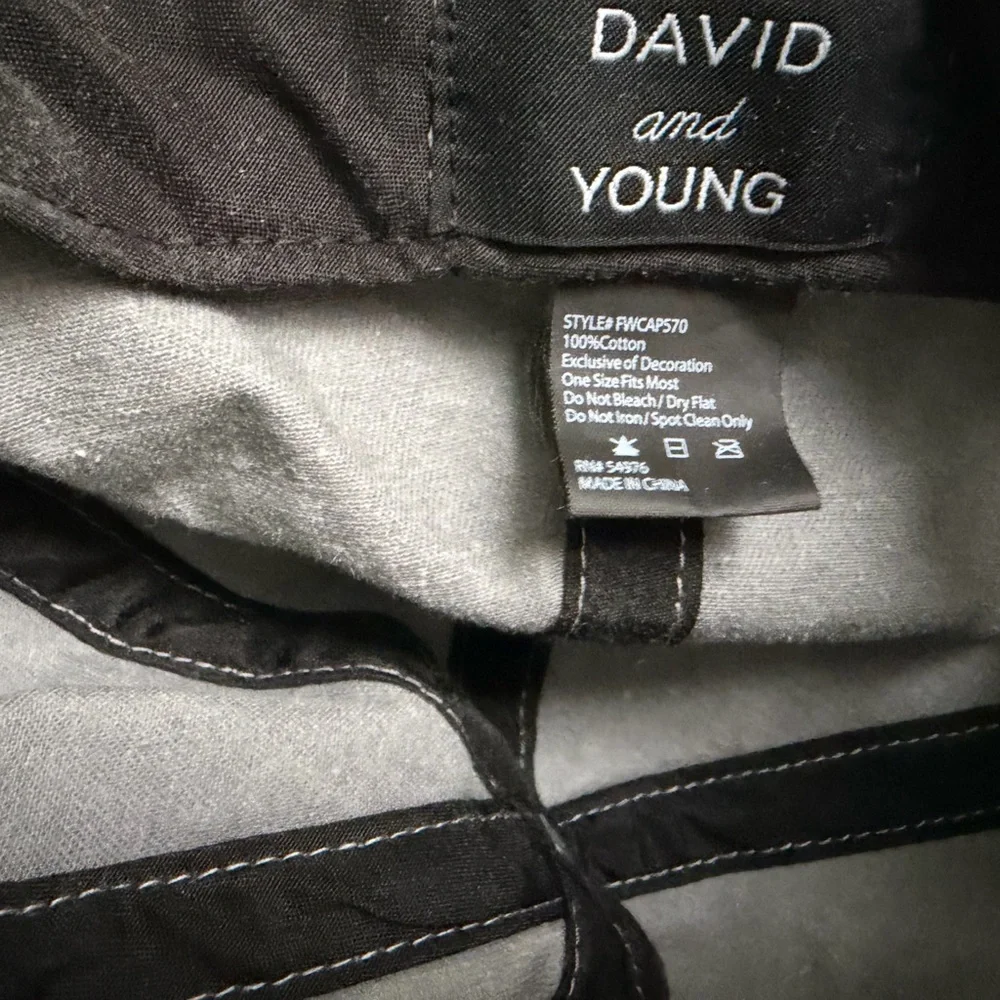 David and Young Cat Mom Cap in Gray